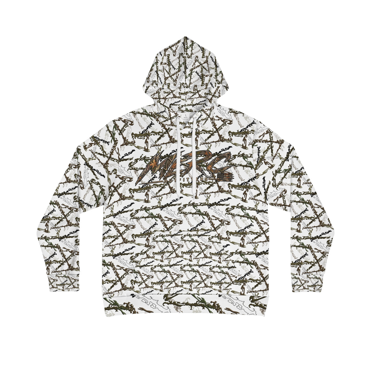 White (Hand Drawn) Camo Sweatshirt