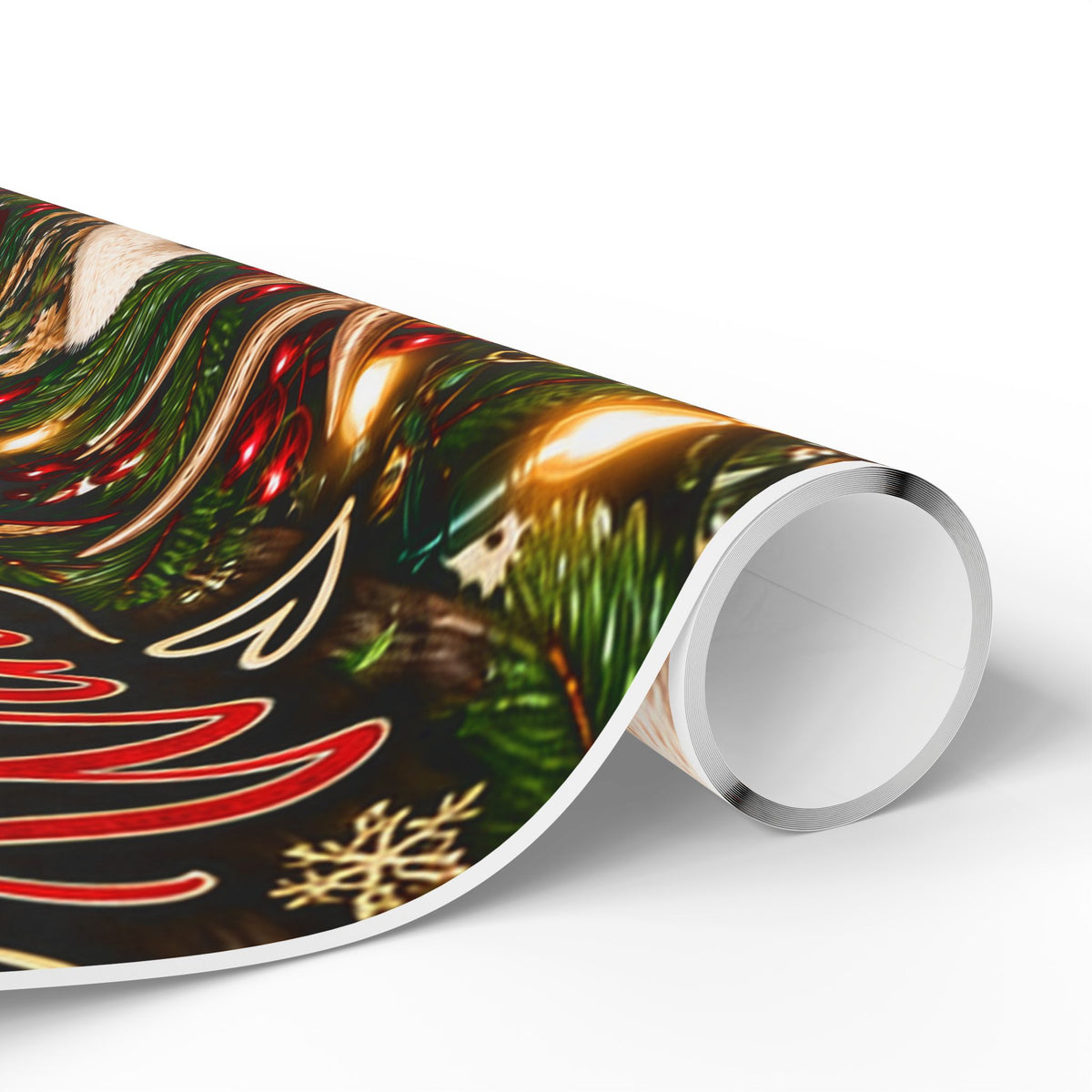 Christmas WINE and CAMO Wrapping Paper Roll