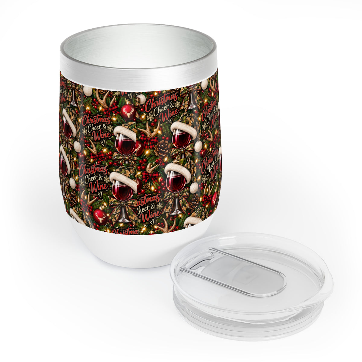 Christmas Wine Tumbler