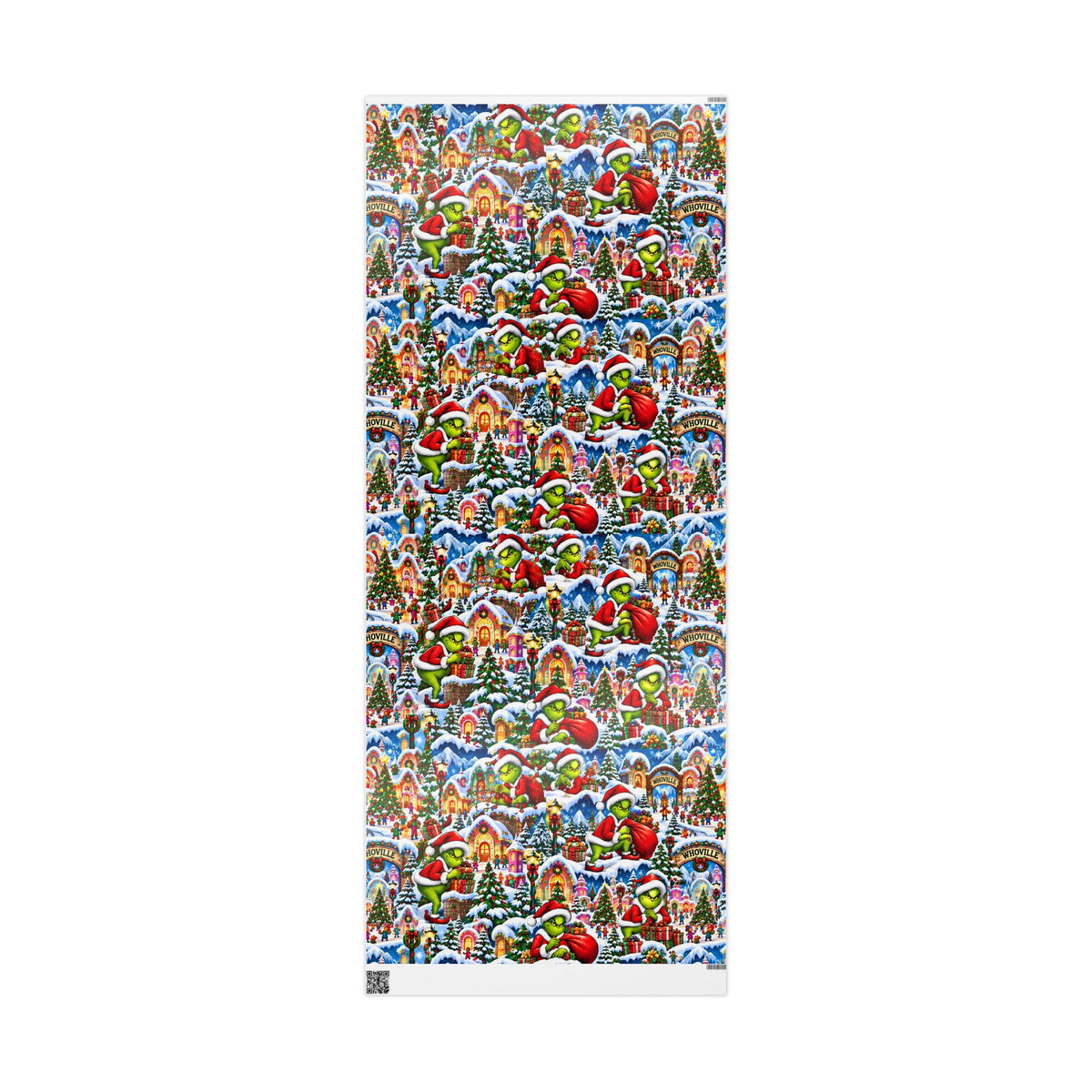 Green & Hairy Whooville Wrapping Paper Roll