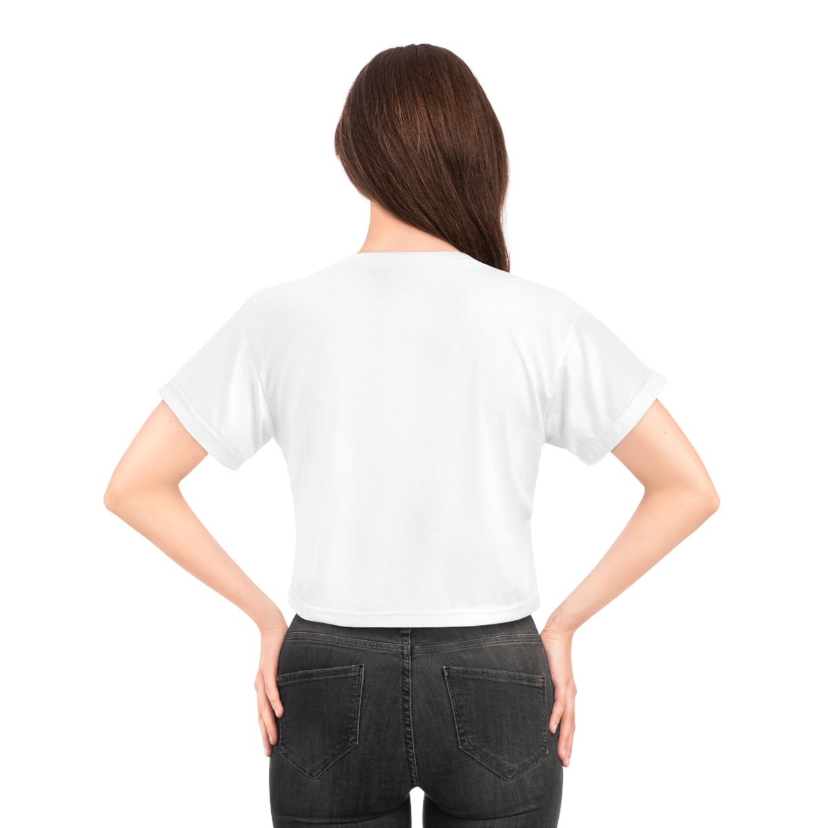Merc Outfitters logo crop tee | camo distressed graphic top