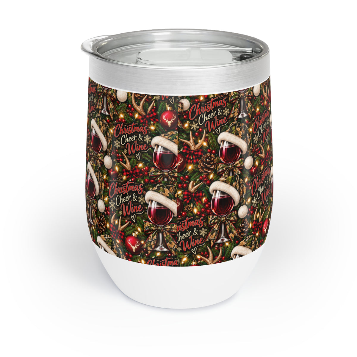 Christmas Wine Tumbler