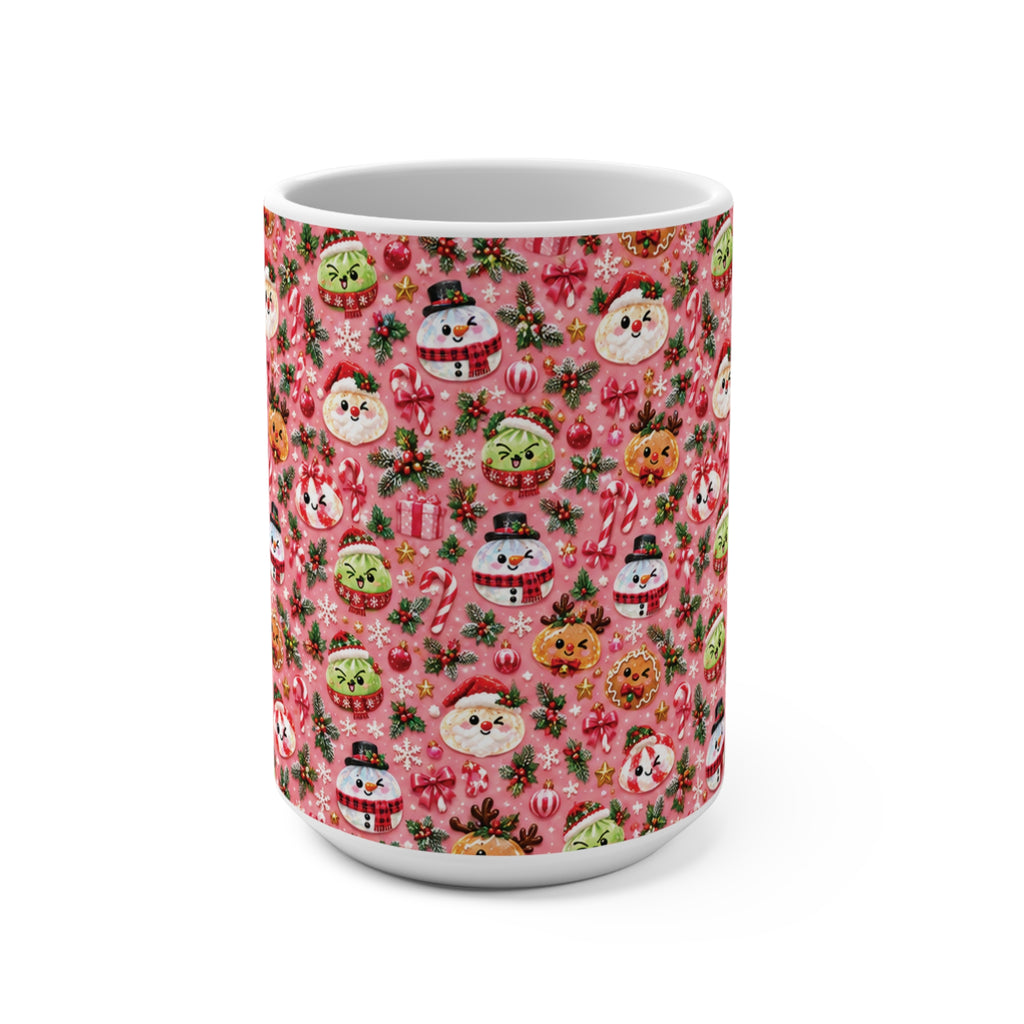 SQUISHY Christmas  15oz Mug — Cute Holiday Squishy Characters