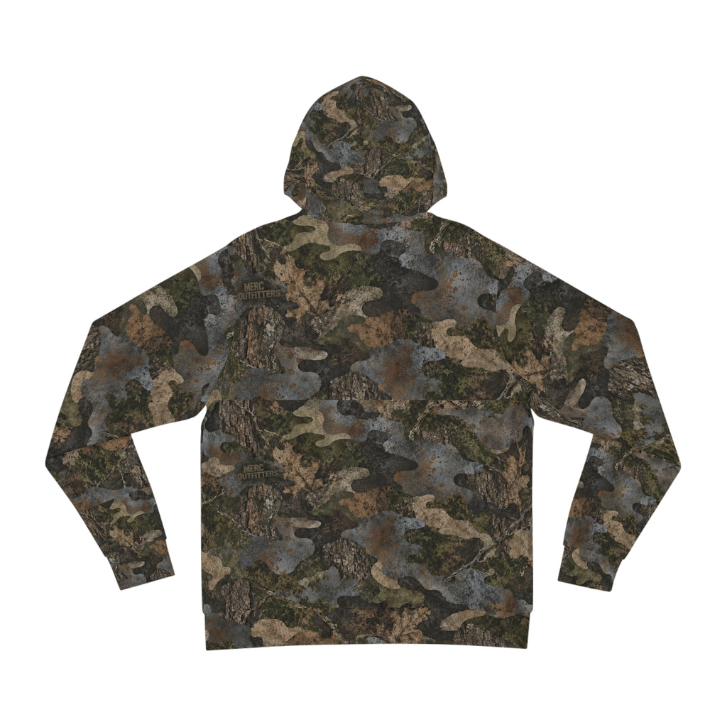 Unisex Pink Retro Script Camo Hoodie