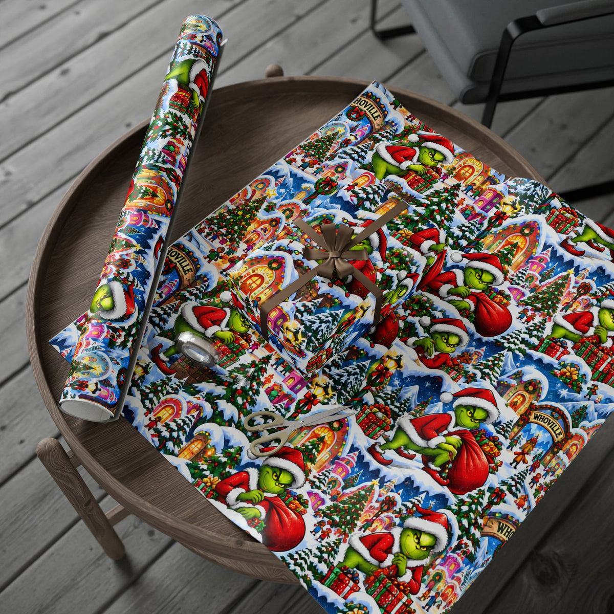 Green & Hairy Whooville Wrapping Paper Roll