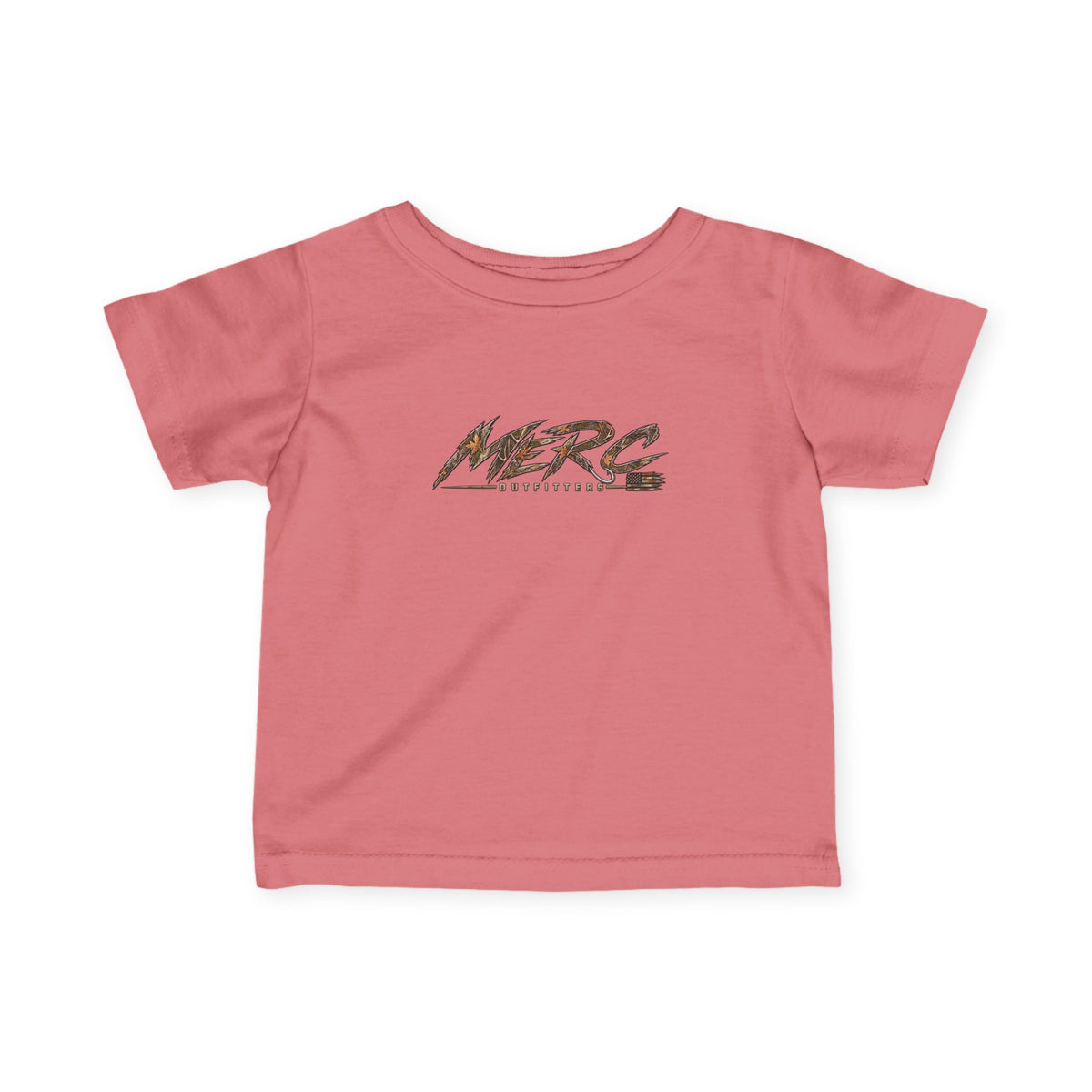 Merc Outfitters Infant Tee — Cute Brushed-Text Logo Baby T-Shirt