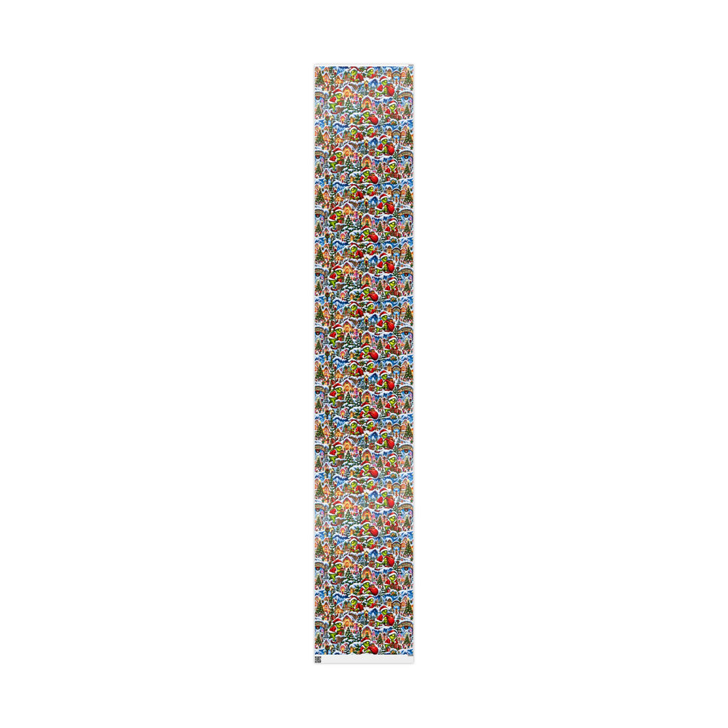 Green & Hairy Whooville Wrapping Paper Roll