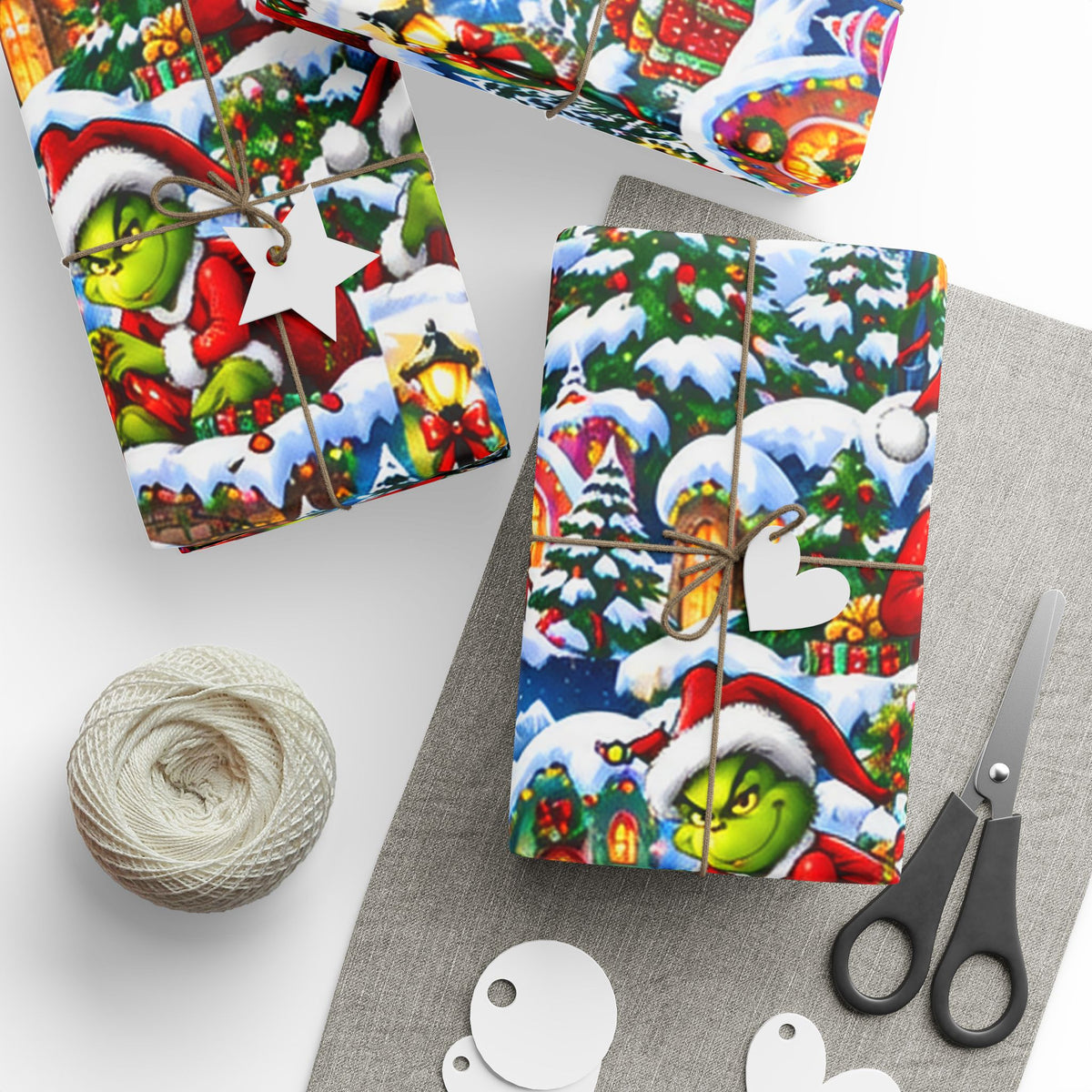 Green & Hairy Whooville Wrapping Paper Roll