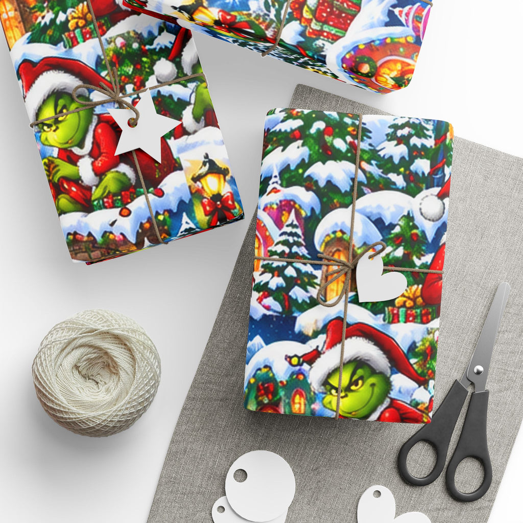 Green & Hairy Whooville Wrapping Paper Roll