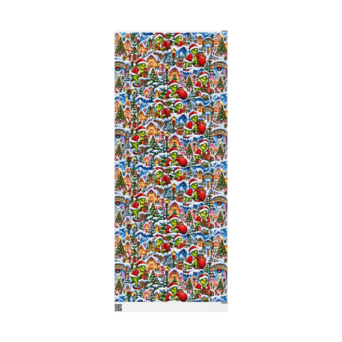 Green & Hairy Whooville Wrapping Paper Roll