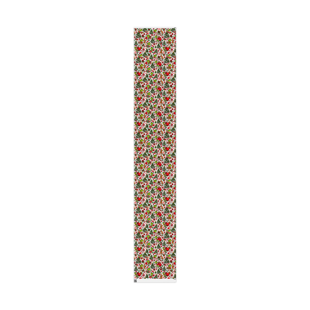 Green & Hairy Christmas Pattern Wrapping Paper Roll