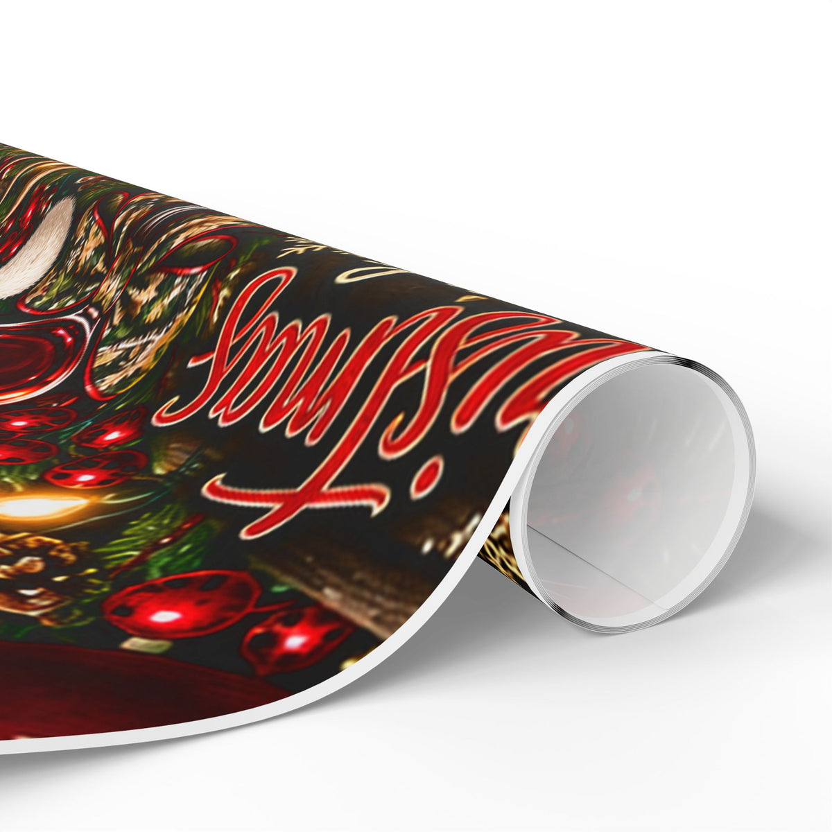 Christmas WINE and CAMO Wrapping Paper Roll
