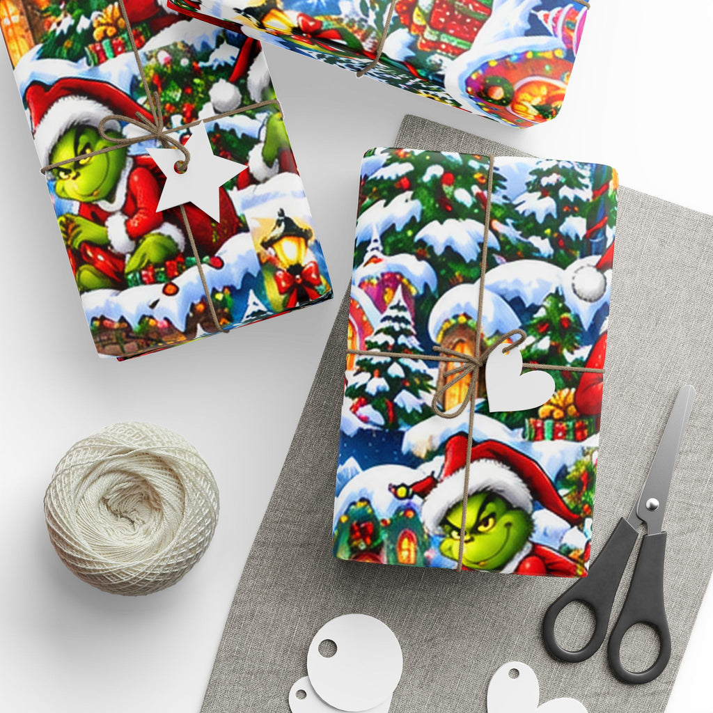 Green & Hairy Whooville Wrapping Paper Roll