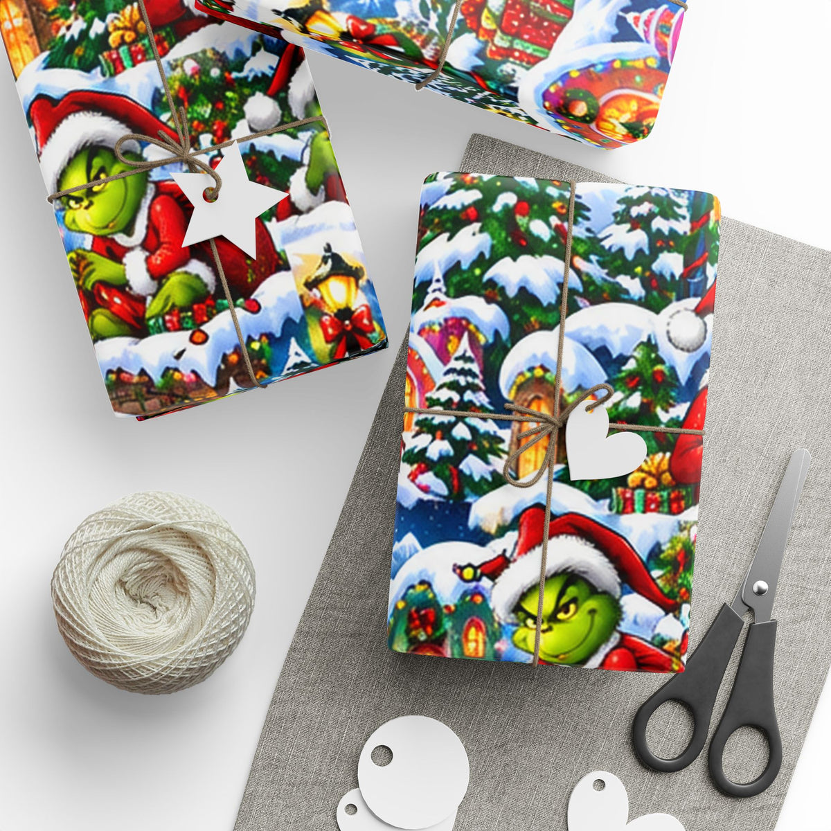 Green & Hairy Whooville Wrapping Paper Roll