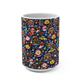 NY Squishy Christmas 15oz  Holiday Mug