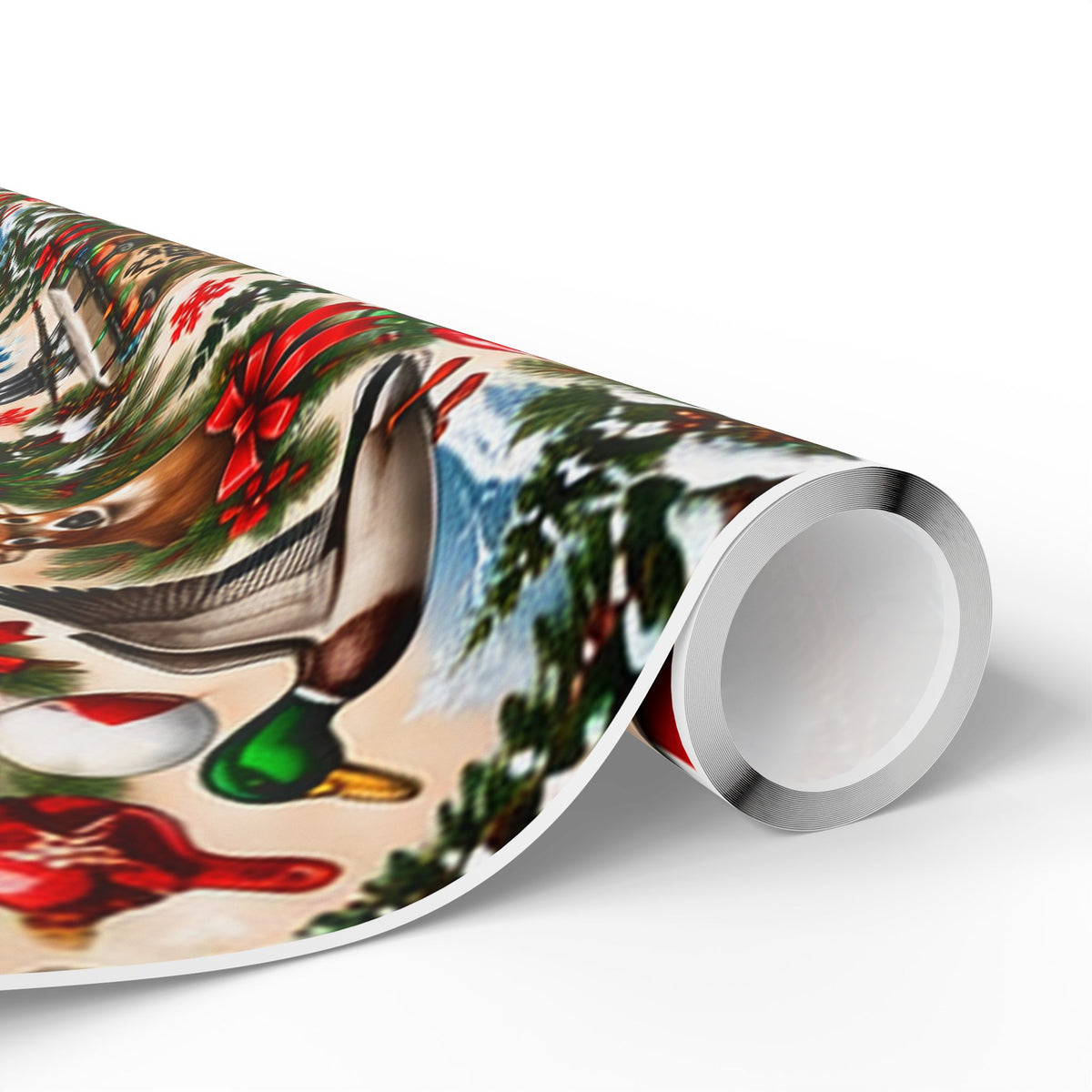 MERC Christmas HUNTING AND FISHING Wrapping Paper Roll