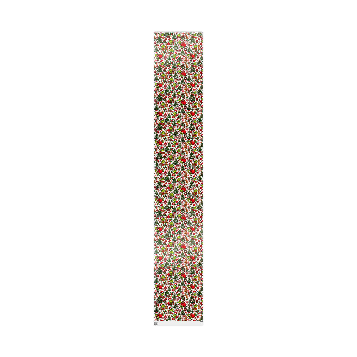 Green & Hairy Christmas Pattern Wrapping Paper Roll