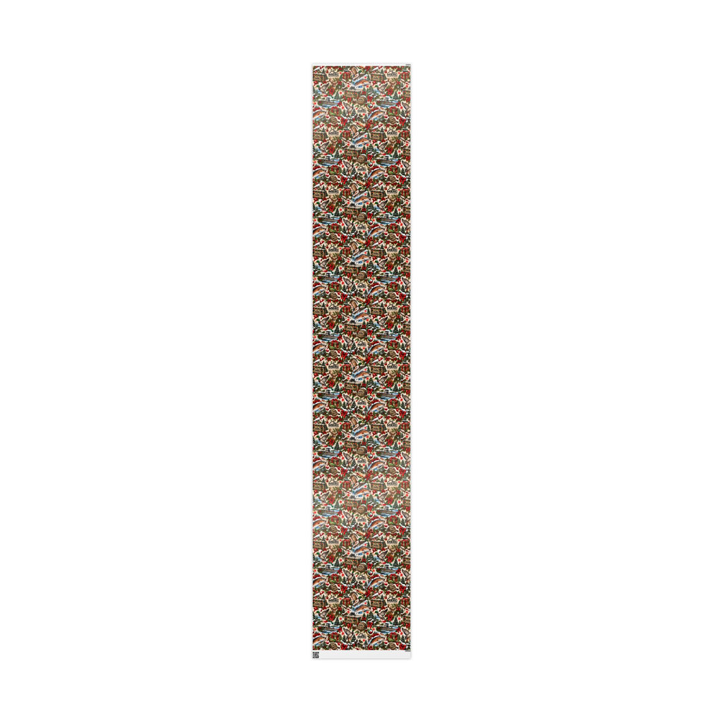 MERC Christmas HUNTING AND FISHING Wrapping Paper Roll
