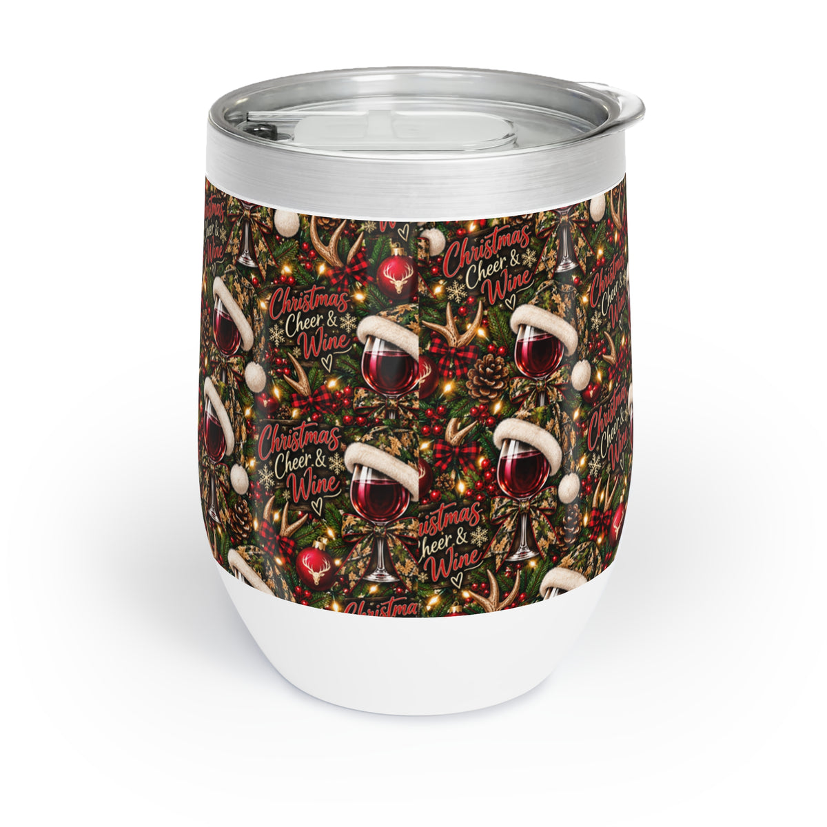 Christmas Wine Tumbler