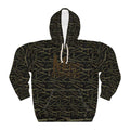 Mossy Camo Twig Pattern Hoodie | All-Over Print Woodland Camo