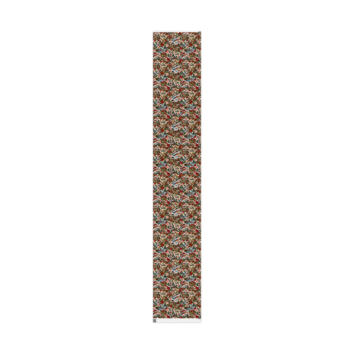 MERC Christmas HUNTING AND FISHING Wrapping Paper Roll