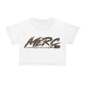 Merc Outfitters logo crop tee | camo distressed graphic top