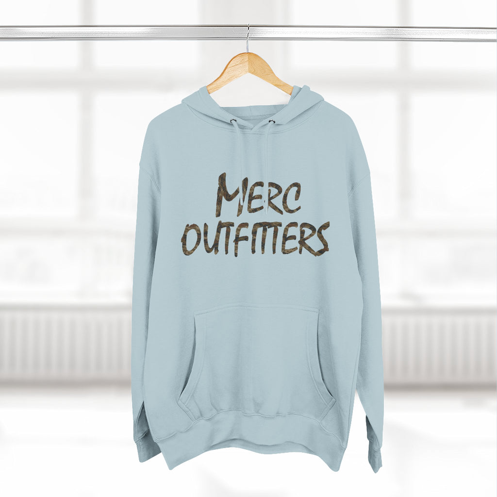 Three-Panel Fleece Hoodie