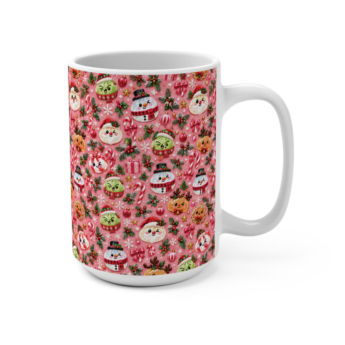 SQUISHY Christmas  15oz Mug — Cute Holiday Squishy Characters