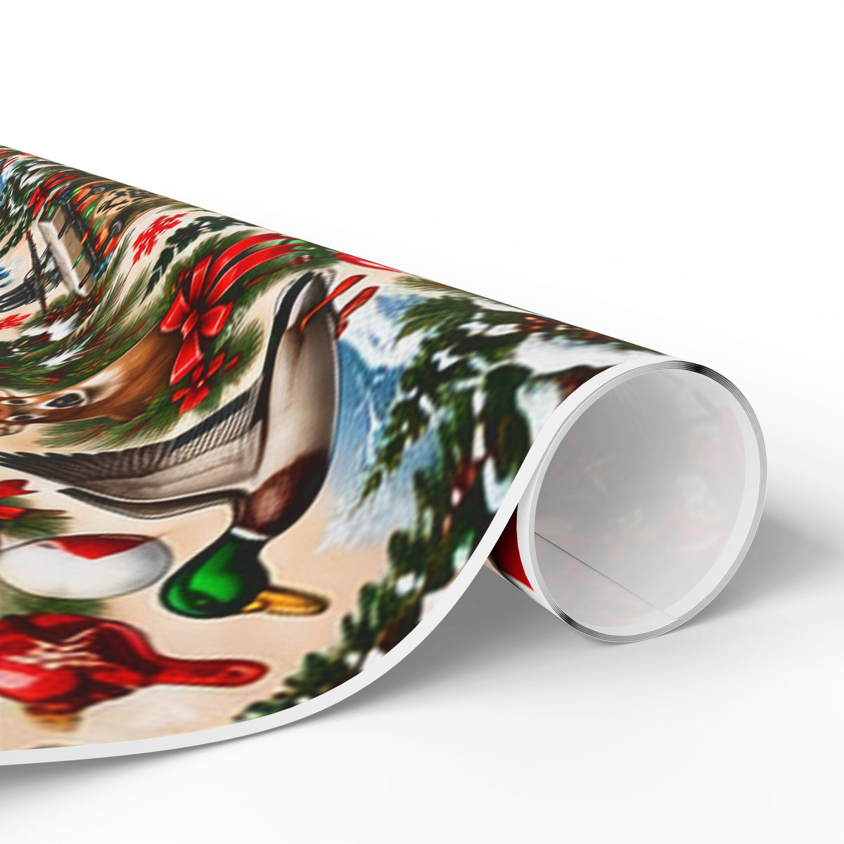 MERC Christmas HUNTING AND FISHING Wrapping Paper Roll